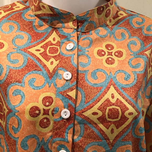 NWOT paisley satin feel size XL - Picture 2 of 7
